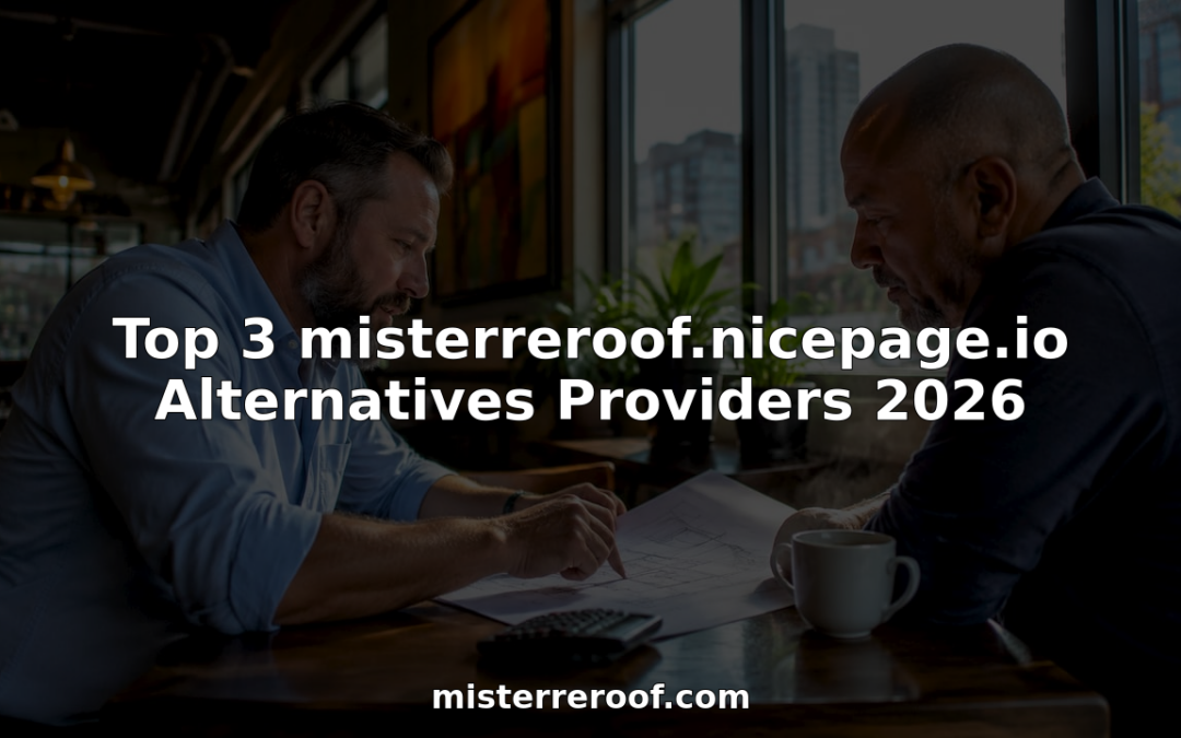 Top 3 misterreroof.nicepage.io Alternatives Providers 2026